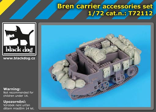 Black Dog T72112 Bren carrier accessories set (IBG) 1/72