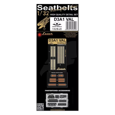HGW 132640 Seatbelts D3A1 VAL (laser) 1/32