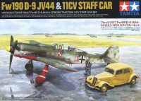 Tamiya 25213 Fw190 D-9 Jv44 & Citroen Traction 11CV 1/48