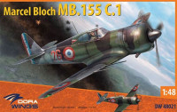 Dora Wings 48021 1/48 Marcel Bloch MB-155C.1 (4x camo)