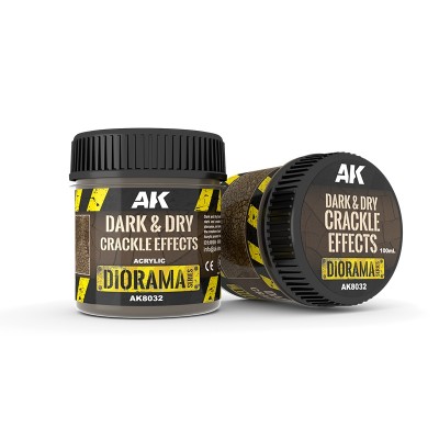 AK Interactive AK-08032 Пигмент Эффект потрескавшийся земли тёмная и сухая