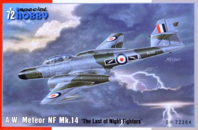 Special Hobby SH72364 A.W. Meteor NF Mk.14 (4x camo) 1/72