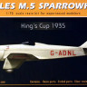 Sbs Model M7030 Miles M.5 Sparrowhawk, King's Cup 1935 1/72