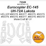 KV Models 72249 Eurocopter EC 145 / UH-72A Lakota (HELLER #80378, #80377, #80375, #50375, #50378, #56379, #80377, #80378, #80379 / MisterCraft #F-31) HELLER / MisterCraft EU 1/72
