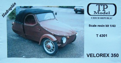 TP Model T-4301 Velorex 350 (complete resin kit) 1/43