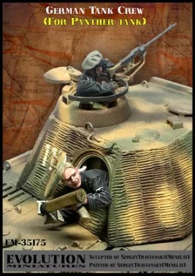 Evolution Miniatures 35175 Танкисты СС (2 бюста) 1/35