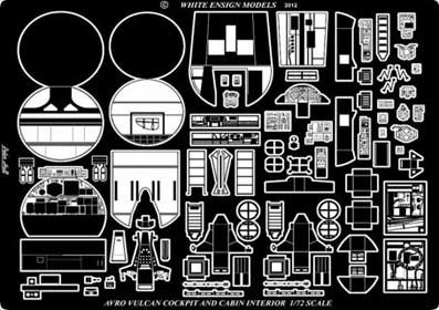 White Ensign Models PE 7255A AVRO VULCAN INTERIOR DETAIL SET 1/72