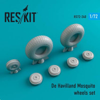 Reskit RS72-0240 De Havilland Mosquito wheels (AIRF/HAS/TAM) 1/72