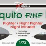 Dk Decals 72145 Mosquito F/NF Mk.II (14x camo) 1/72