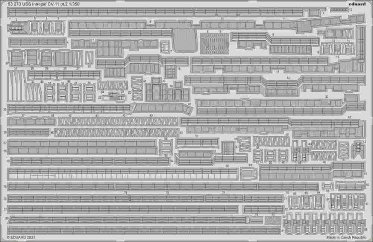 Eduard 53273 SET USS Intrepid CV-11 pt.2 (TRUMP) 1/350