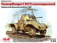 ICM 35376 Panzerspahwagen P 204 (f) железнодорожный 1/35