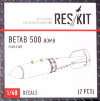 Reskit RS48-0109 BETAB 500 Bomb (2 pcs.) 1/48
