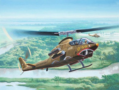 Revell 04956 Американский ударный вертолет Bell AH-1G Кобра 1/72