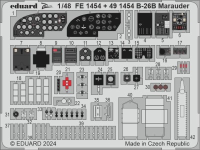 Eduard BIG49421 B-26B Marauder PART I (ICM) 1/48