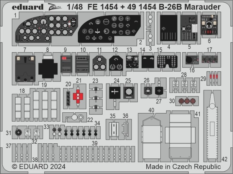 Eduard BIG49421 B-26B Marauder PART I (ICM) 1/48