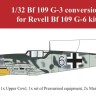 Aims AIMS32P012 Messerschmitt Bf-109G-3 conversion 1/32