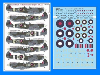 AML AMLD72041 Czech Pilots on Supermarine Spitfire Mk.IXc 1/72