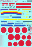 Print Scale 48-084 Mitsubishi A6M Zero Wet decal 1/48