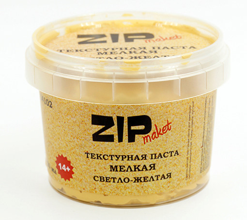 ZIP Market 14102 Текстурная паста "мелкая" светло-жёлтая 60 мл