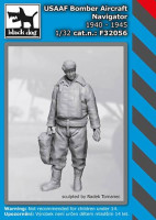 Black Dog F32056 USAAF Bomber aircraft navigator 1940-45 1/32