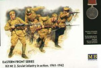 Master Box 03523 Восточный фронт №2. Советская пехота 1941-42 1/35