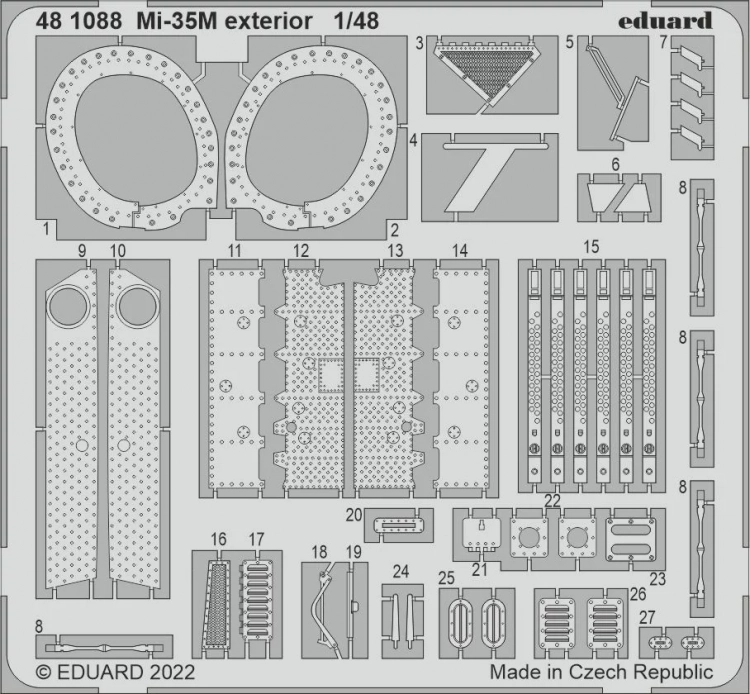 Eduard 481088 SET Mi-35M exterior (ZVE) 1/48