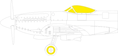 Eduard EX991 Mask Seafire F.XVII (AIRF) 1/48