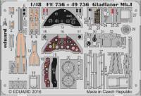 Eduard FE756 Gladiator Mk.I interior1/48