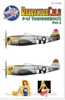Barracuda Studios BC-32001 Republic P-47D Thunderbolt Bubble (2) 42-26860 L3-O Capt A 1/32