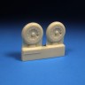 Barracuda Studios BCR48422 Focke-Wulf Fw-190A-6/Fw-190A-7/Fw-190A-8/Fw-190A-9 Fw-190F, Fw-190D Mainwheels with Ribbed Tire 1/48