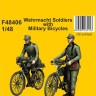 CMK F48406 Wehrmacht Soldiers with Military Bicycles 1/48