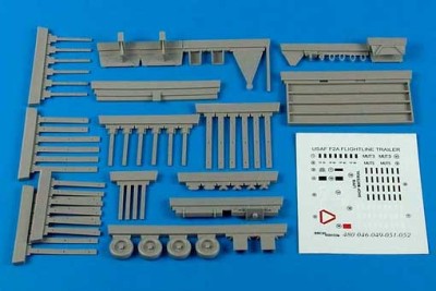Aerobonus 480049 USAF F-2A flightline trailer (steel platform with racks) 1/48