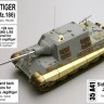 Aber 35A042 Pz.Kpfw.VI King Tiger II Sd.Kfz.182 , JagdTiger Henschel front and rear fenders (designed to be used with Dragon kits) 1/35