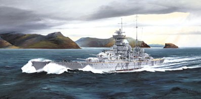 Trumpeter 05766 Немецкий Крейсер &quot;Принц Ойген&quot; 1942 1/700