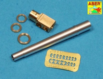 Aber 35 L-127 Late barrel MK2 with muzzle brake for British 25 pdr field gun. Also used on British Sexton and Bishop SPG (designed to be used with Dragon nkits) 1/35
