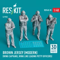 Reskit F48030 Brown jersey modern (4 fig.) 1/48
