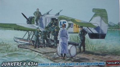 Kora Model 72162 Junkers K 43FA Floats (Finnish Service) 1/72