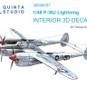 Quinta Studio QD48327 P-38J (Tamiya) 3D Декаль интерьера кабины 1/48