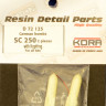Kora Model D72125 German bombs SC 250 w/ Kopfring (2 pcs.) 1/72