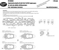 New Ware NWA-M0433 1/48 Mask S.Spitfire FR.46/FR.47 EXPERT (AIRF)
