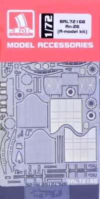 Brengun BRL72168 An-26 - detail PE set (A-MODEL) 1/72