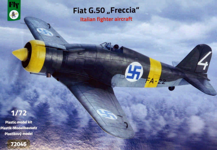 Fly model 72046 Fiat G.50 'Freccia' Italian fighter (4x camo) 1/72