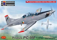 Kovozavody Prostejov 72469 Pilatus PC-9M 'Other services' (3x camo) 1/72