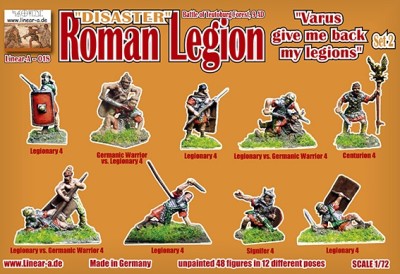 Linear-A LA018 Roman Legion Command Set 2 "Varus Give Me Back My Legions" 1/72