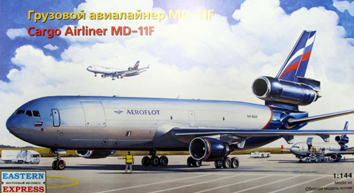 Восточный Экспресс 144103 Авиалайнер MD-11F GE Cargo Aeroflot 1/144