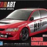 Fujimi F-03817 MITSUBISHI Lancer VIII RALLIART 1/24