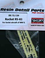 Kora Model DS72129 Rocket RS-82 for Soviet WWII aircraft 1/72