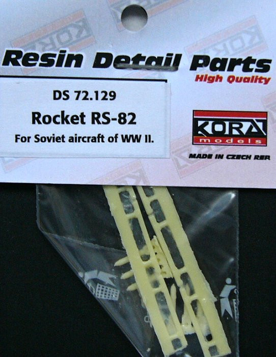Kora Model DS72129 Rocket RS-82 for Soviet WWII aircraft 1/72