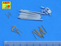 Aber 1:350 L-67 1/350 Set of barrels for Italian Battleship: RN Roma 381mm x 9, 152mm x 12, 90mm x 12