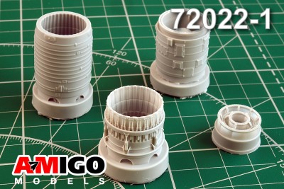 Amigo Models AМG 72022-1 Su-17M exhaust nozzle of AL-21F (MSVIT) 1/72
